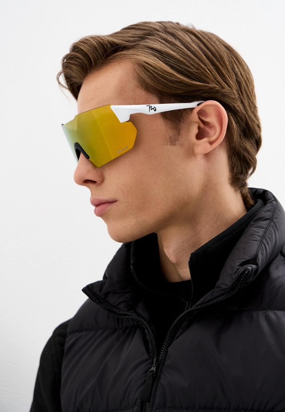 Спортивные очки с диоптриями 720armour Kamikaze C9 / Matte White / Gold Lens