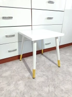 Ножки мебельные белые с золотом 400мм/4шт