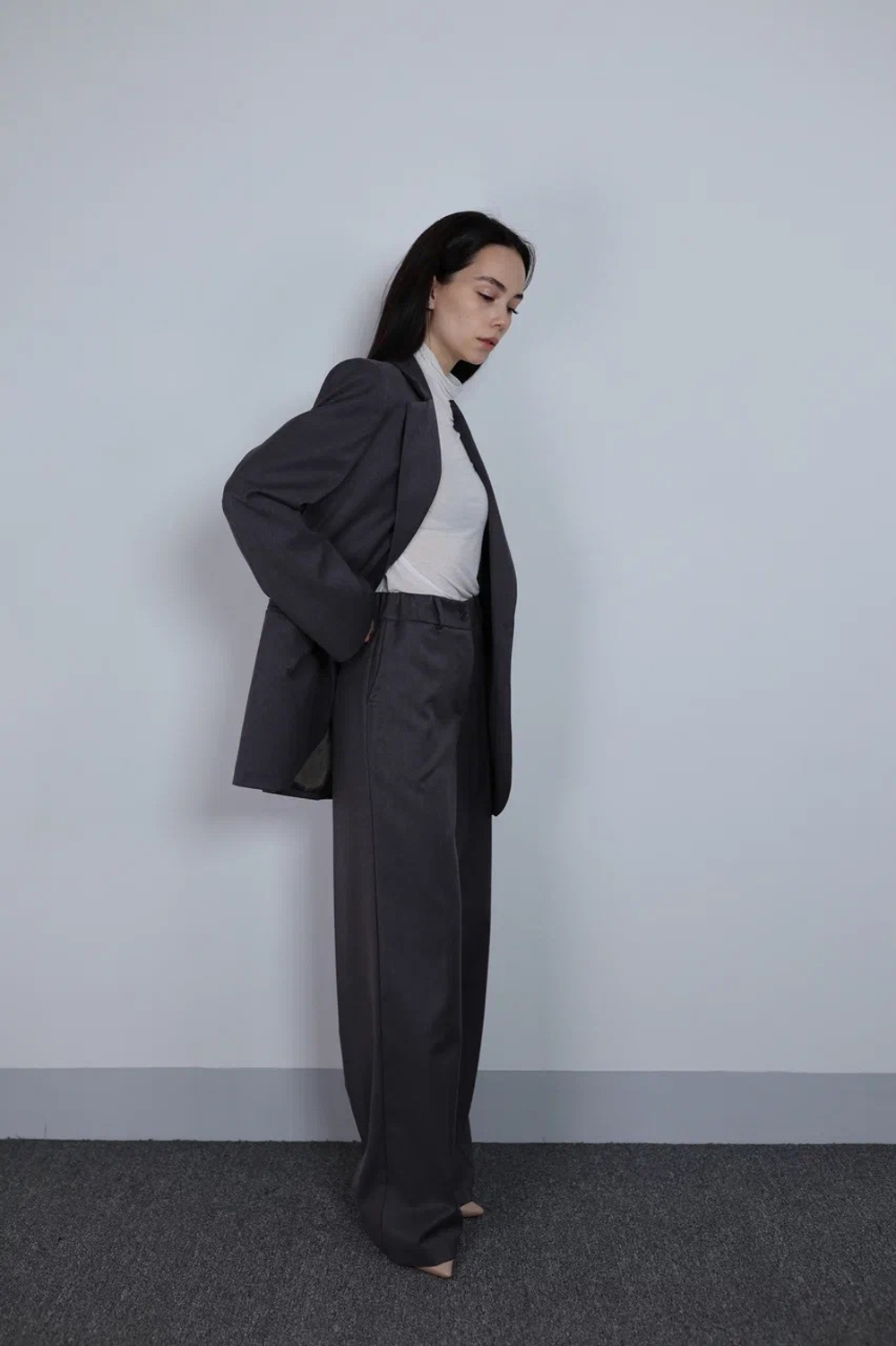 жакет прямого кроя