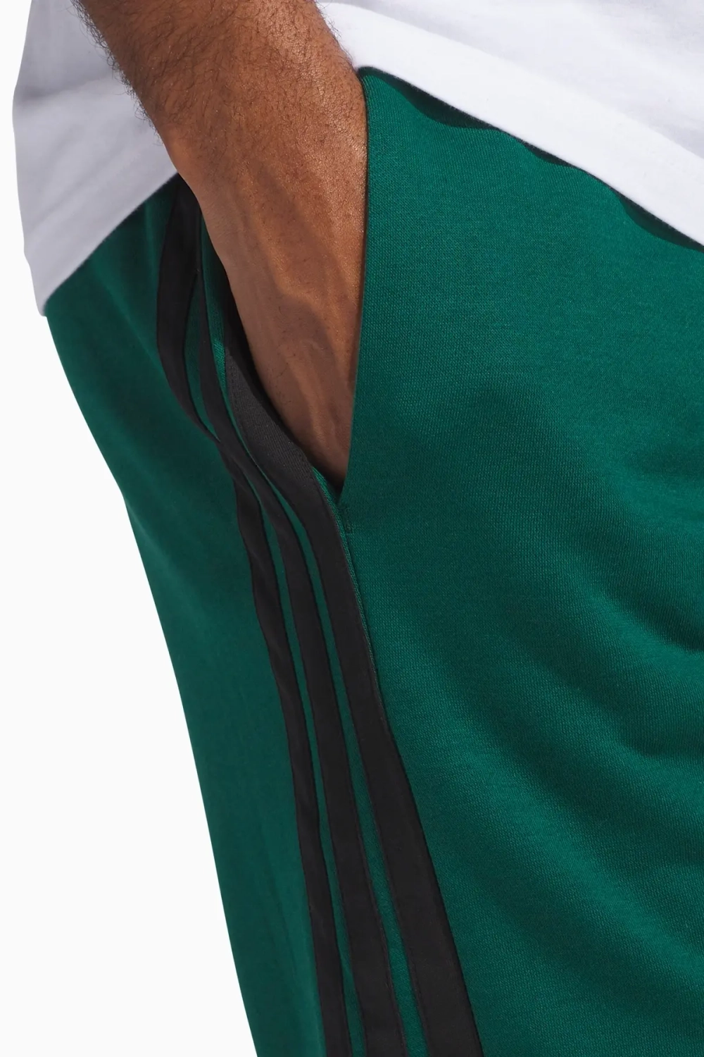 Штаны adidas Essentials 3-Stripes Fleece - зеленый