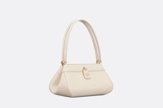 Сумка Dior Key, модель маленького формата кремовый