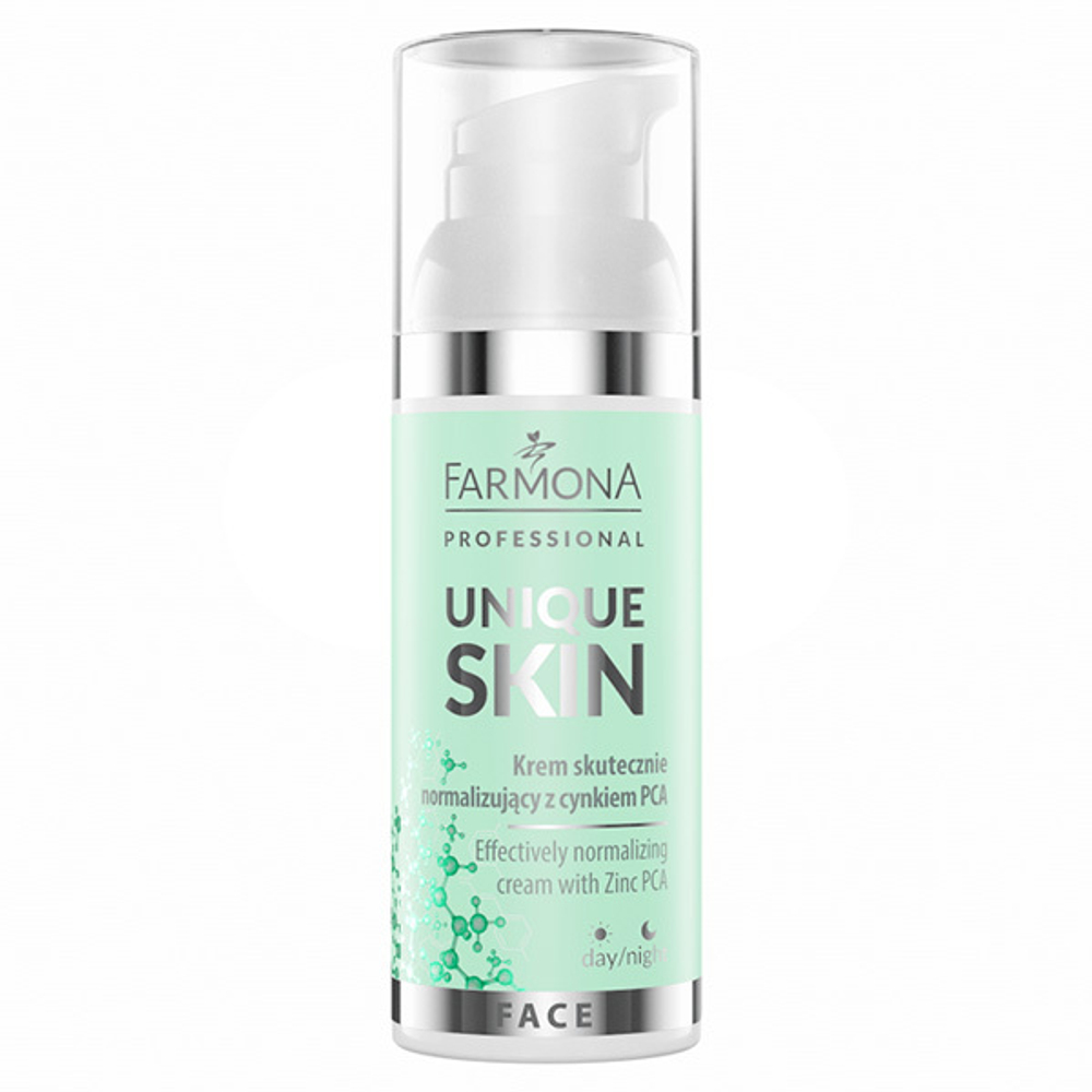 Нормализующий крем с Цинком Farmona Professional Unique Skin Effectively Normalizing Creams with PCA Zinc 50мл