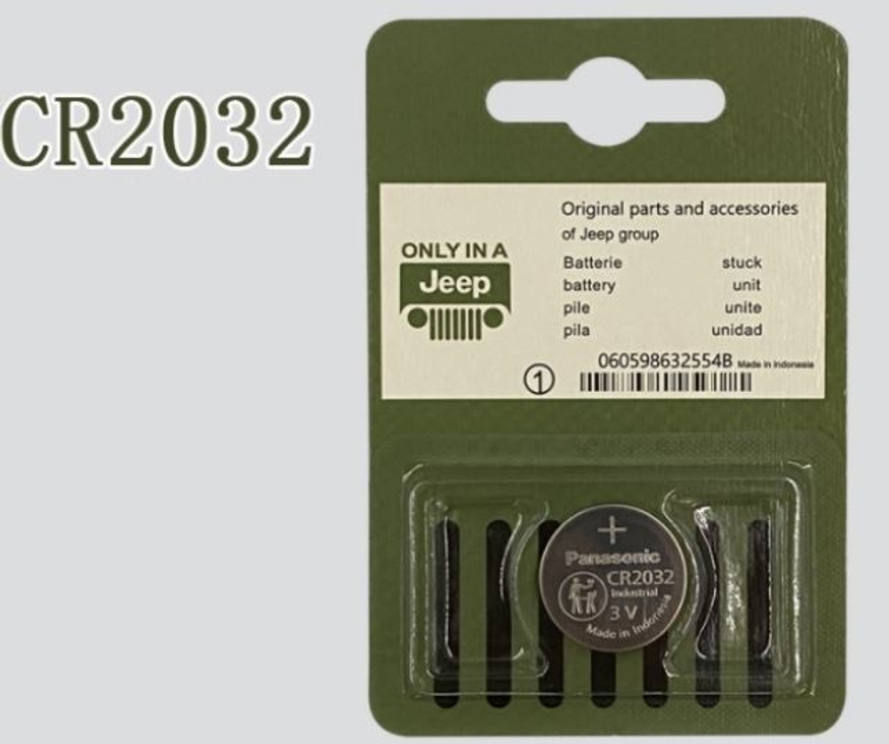 Элемент питания Panasonic CR2032 PK1 VW