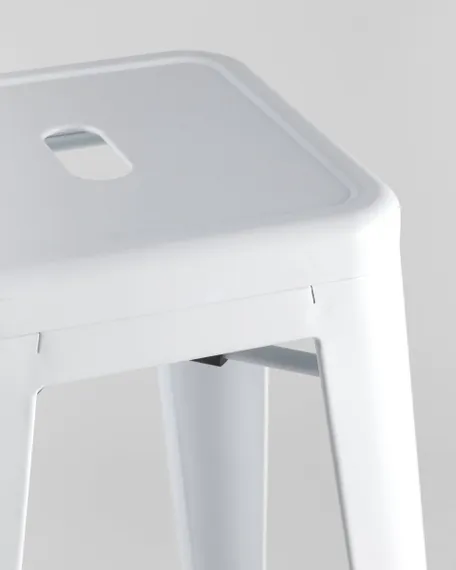 Стул барный TOLIX белый глянцевый