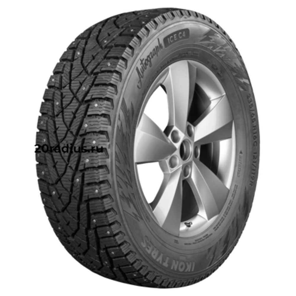 235/65R16C 121/119R Autograph Ice C4 TL (шип.)