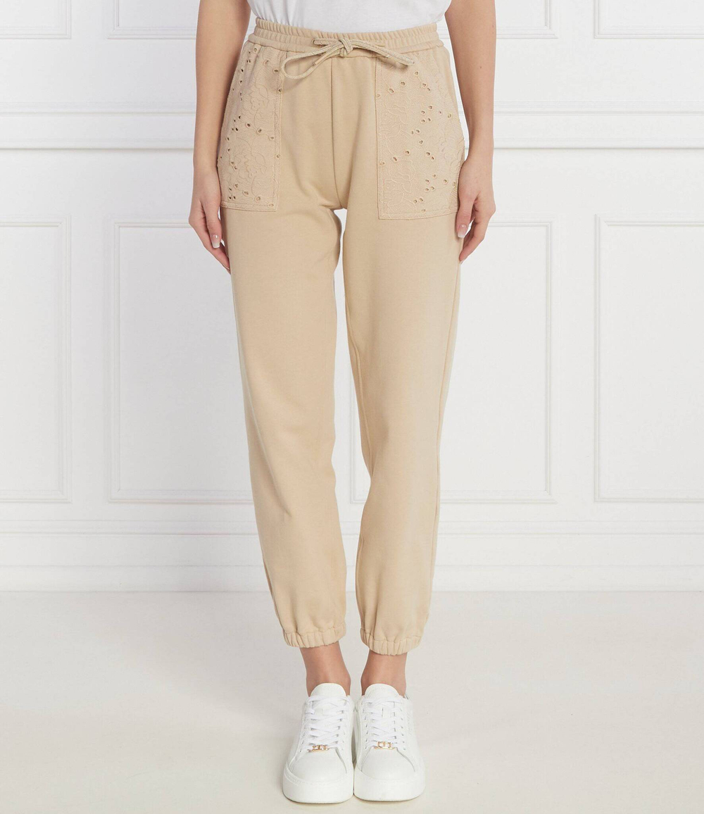Спортивные штаны Twinset U&amp;B - бежевый(241LL2JHH)