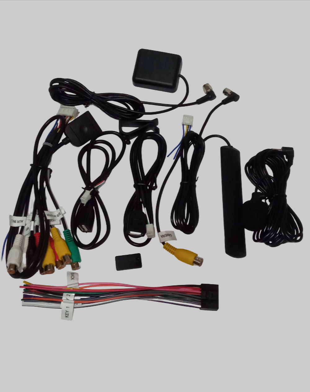 Комплект проводов для Android магнитол (4G SIM) с микрофоном+фишка питания