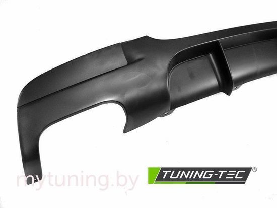 Диффузор бампера заднего для BMW 3 E90 / E91 (05-11) под 1 двойную трубу в стиле M-Performance