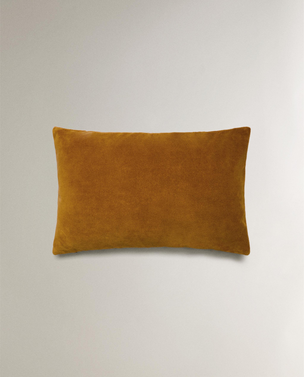 Zara Home наволочка декоративная из хлопка, горчичный, 30x50 см