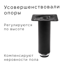 Кухонный модуль напольный, 60х45х83, Виго, с 3-мя ящиками, с дубовыми панелями, серый / массив дуба, Dipriz