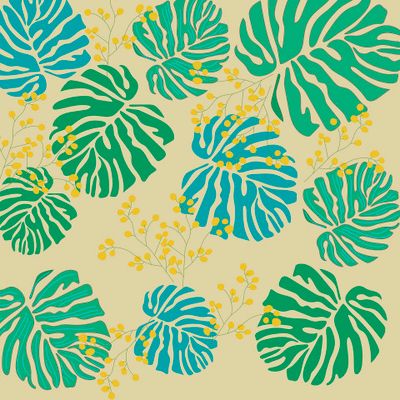 Тропические листья.