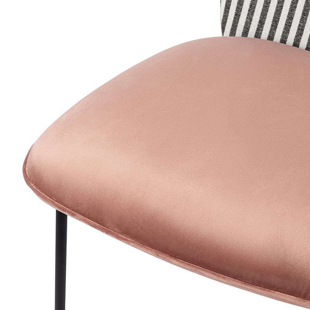 Стул Pompadour, велюр, пыльная роза