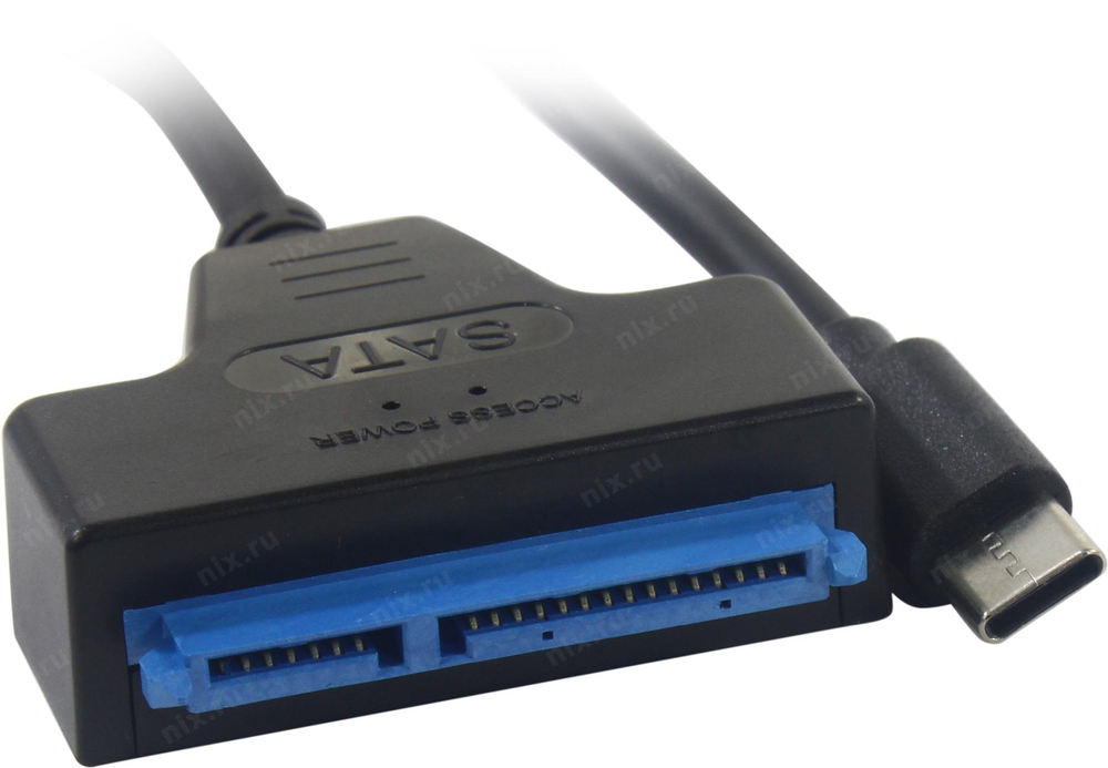Кабель адаптер USB-C -> SATA для подключения SATA HDD/SSD к USB