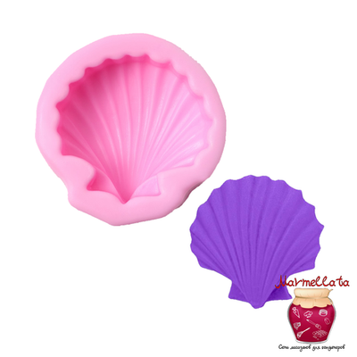 Молд силиконовый "Ракушка", 6*6*2,5 см