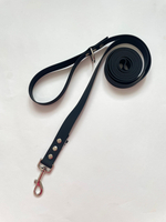 Поводок для собак Биотан, 25 мм, 7 м, черный