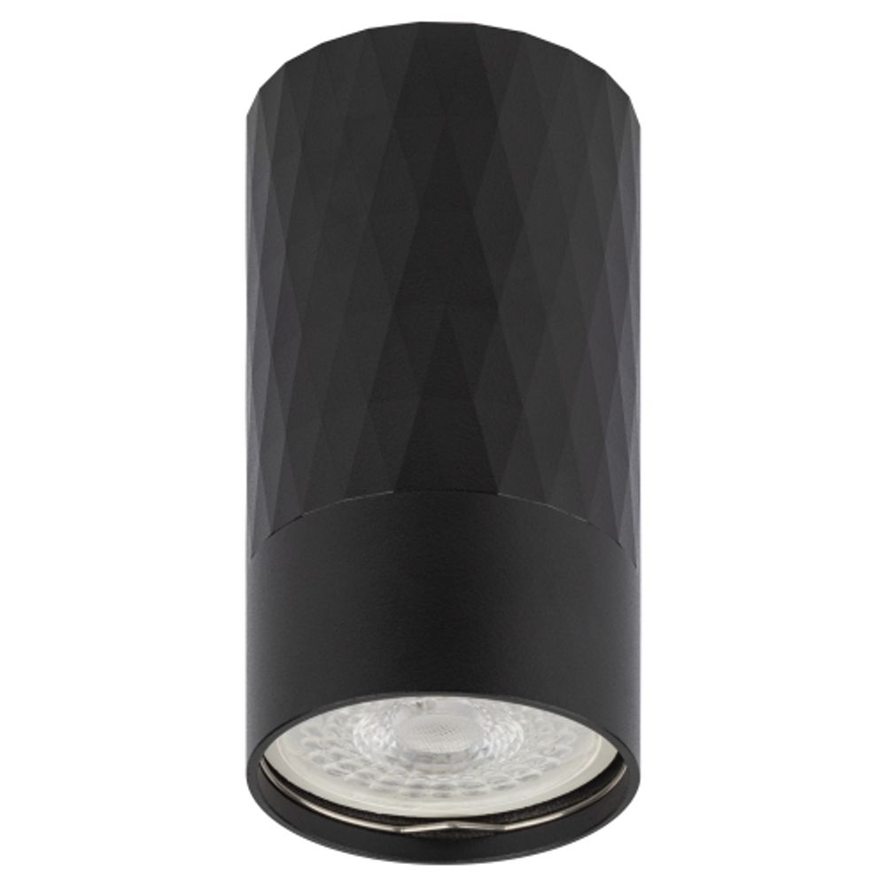 Светильник настенно-потолочный спот ЭРА OL31 BK MR16 GU10 IP20 черный | Накладные светильники