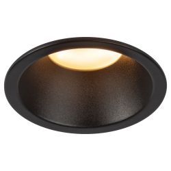 Светильник встраиваемый алюминиевый ЭРА KL97 BK под лампу MR16 GU5.3 черный | Алюминиевые встраиваемые светильники