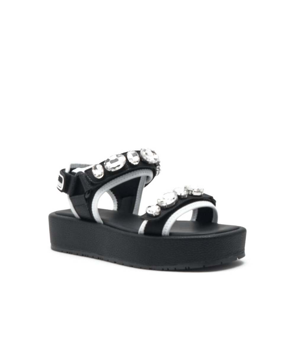 босоножки crop топ Guess - черный(FL6RCH ELE03)