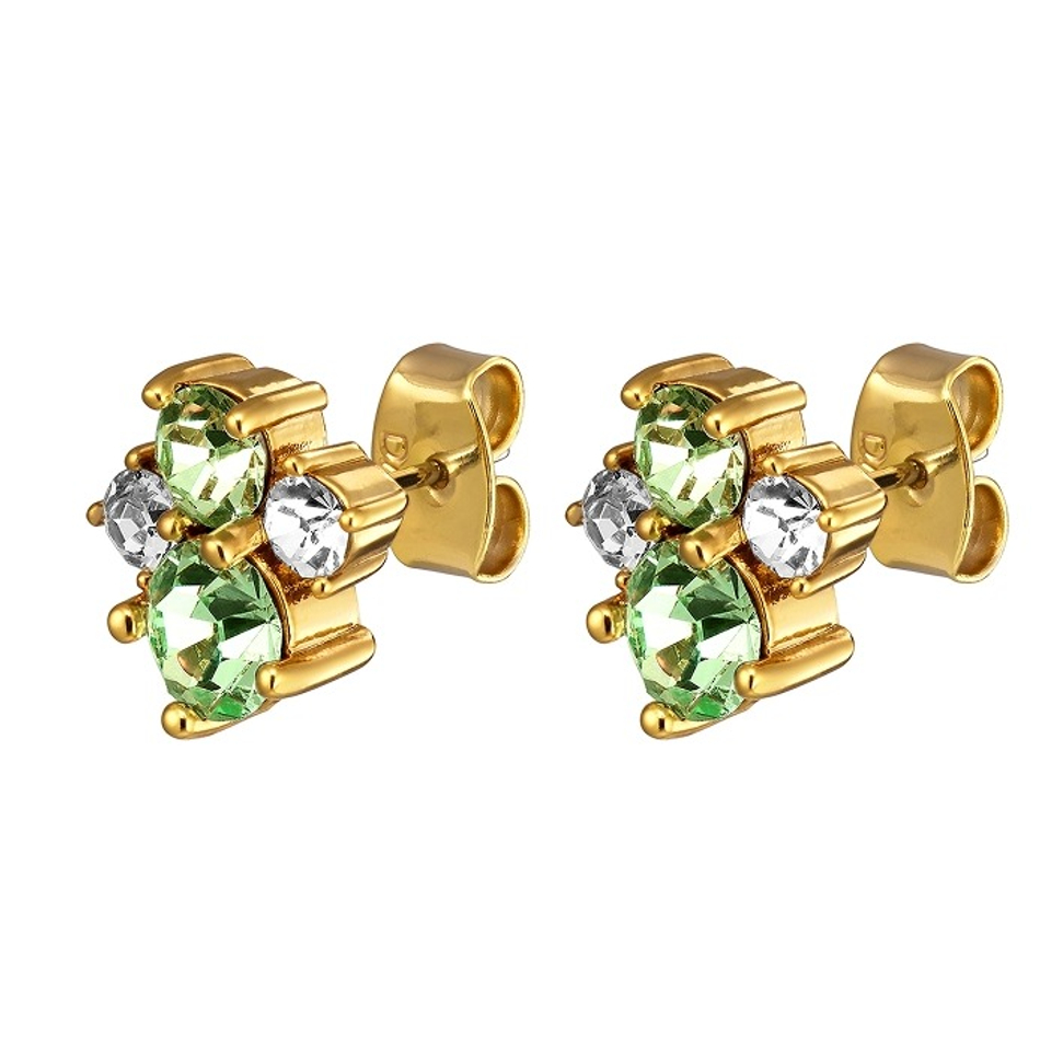 Серьги Dyrberg Kern BILLIS SG LIGHT GREEN 460048