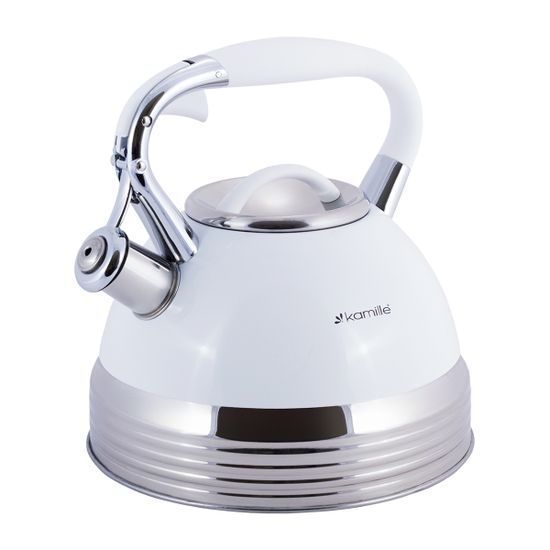 Чайник 2,7 л. из нержавеющей стали со свистком Kamille KM-0696