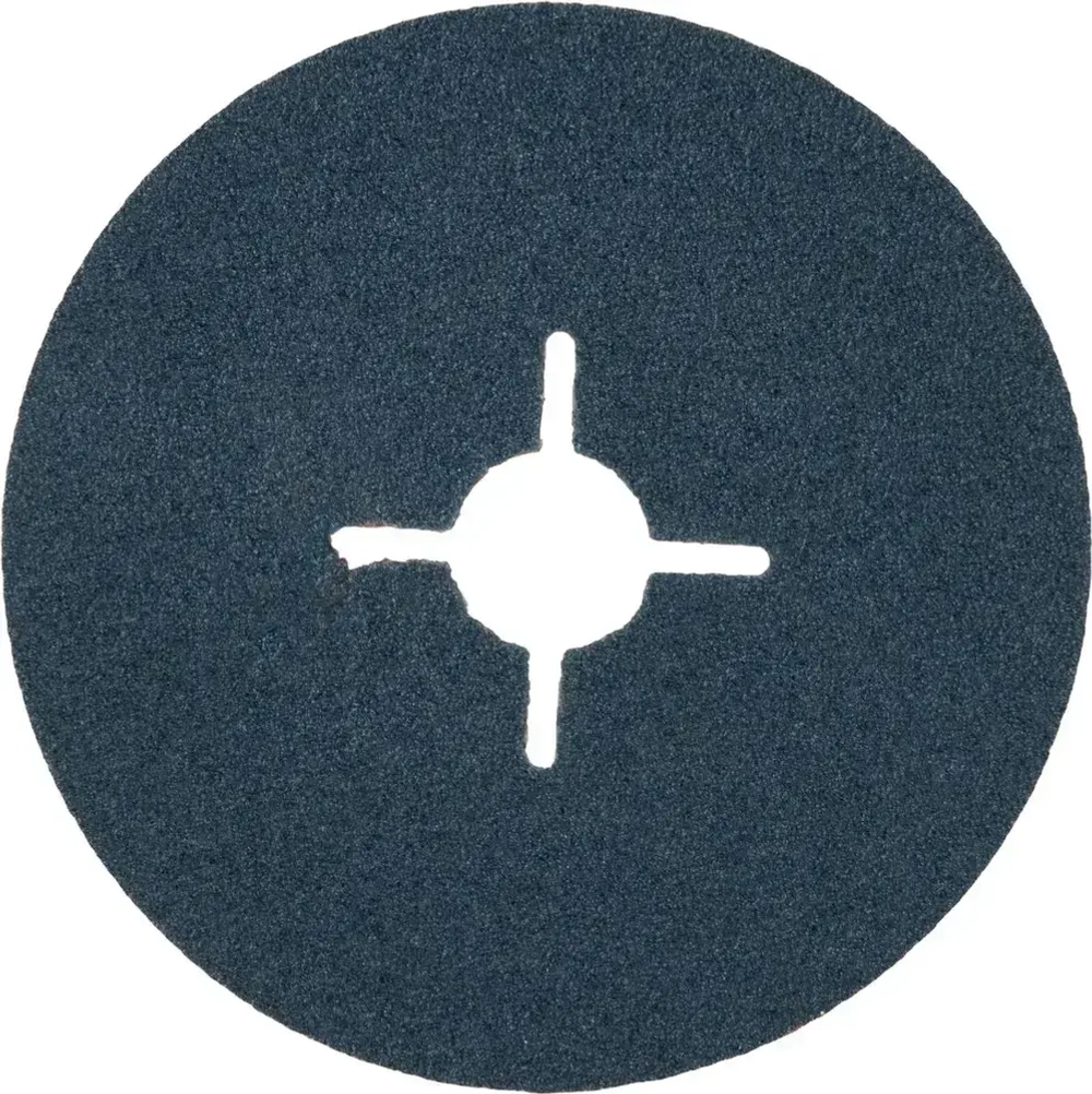 Фибровый шлифовальный круг по металлу DEBEVER 125 мм P80 (со шлицами), циркониевый корунд, 5 шт