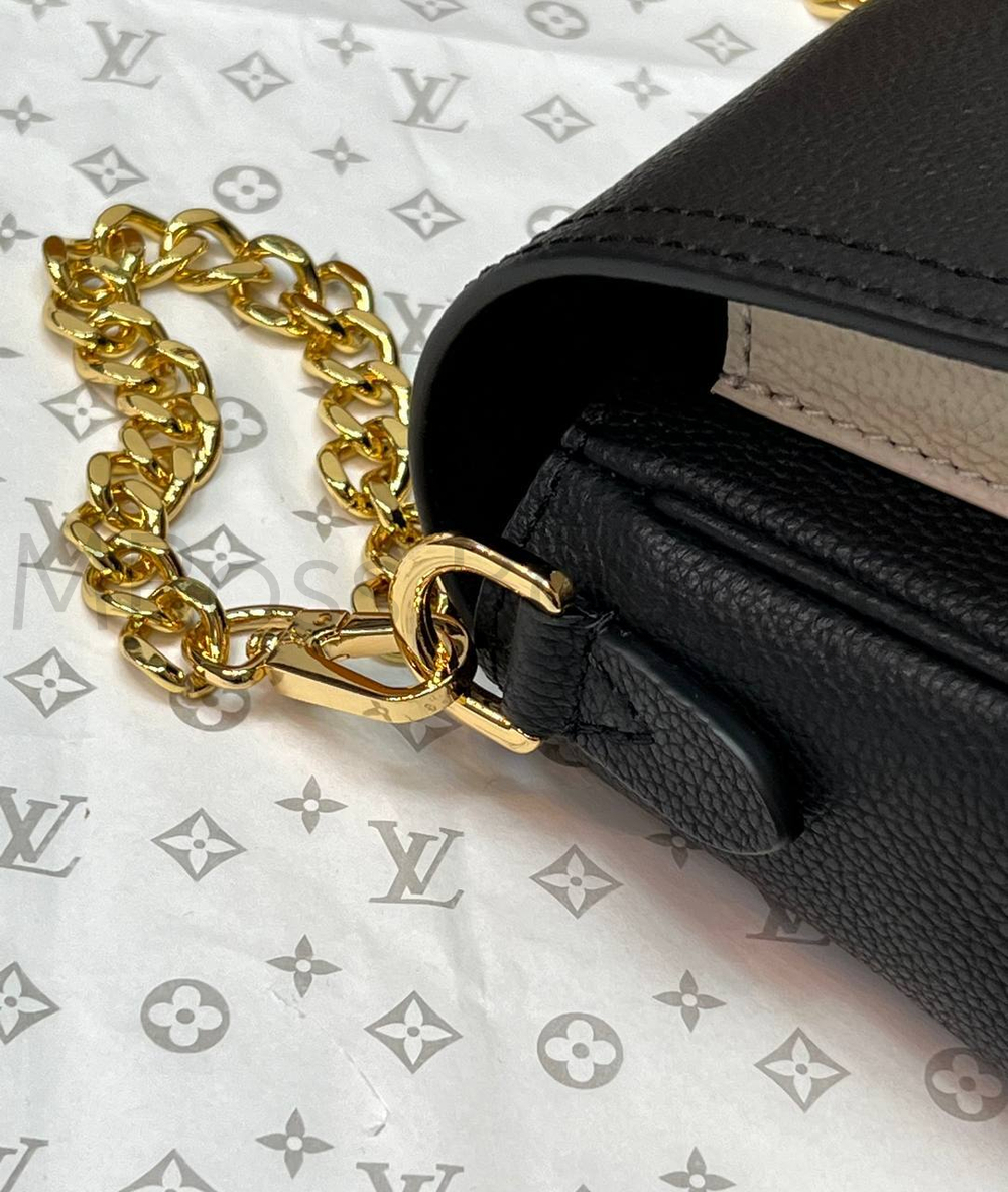 Сумка Lockme Tender Louis Vuitton черного цвета