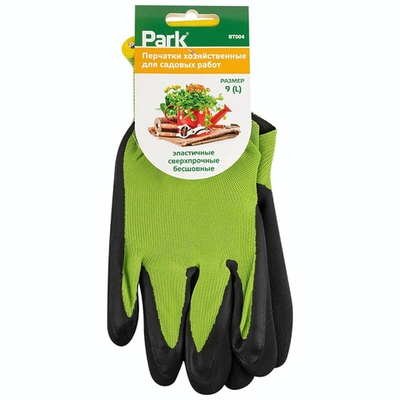 Перчатки для садовых работ, размер L, PARK BТ004