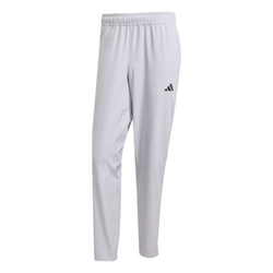 Мужские теннисные штаны Adidas Trening Essential Woven - ореол серебристый/черный