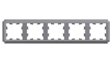 Рамка 5-м AtlasDesign Antique универс. сталь SE ATN100905