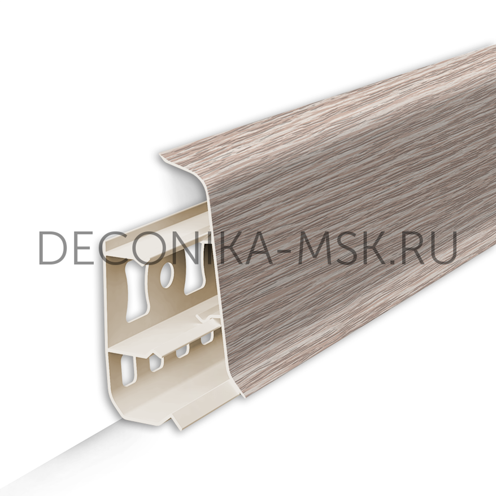 Плинтус Deconika 55 мм 229 Дуб латте