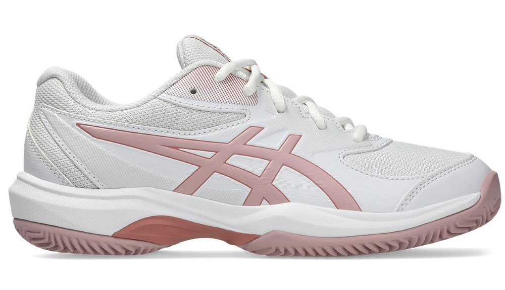 Детские теннисные кроссовки Asics Gel-Game GS Clay/OC - white/morganite