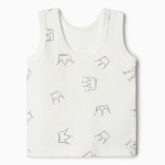 Майка Короны для дев., р. 86 см, бежевый 9932219 (Bloom Baby), 1 шт.