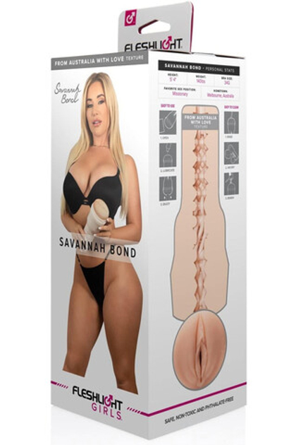 Мастурбатор Fleshlight Girls Savannah Bond From Australia With Love, вагина