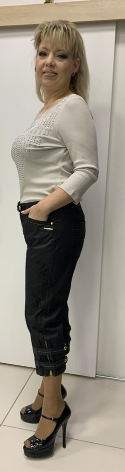 Капри с "напылением" и отстрочкой Sportalm Австрия