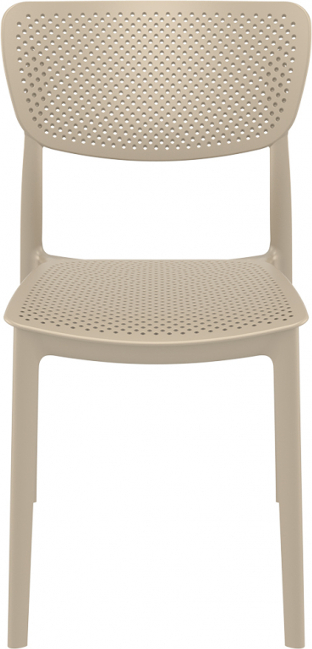Стул пластиковый Siesta Contract Lucy, бежевый