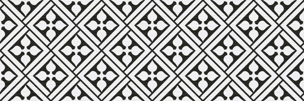 Керамогранит декор Локивуд 7264-0004 20x60 черно-белый LB-Ceramics