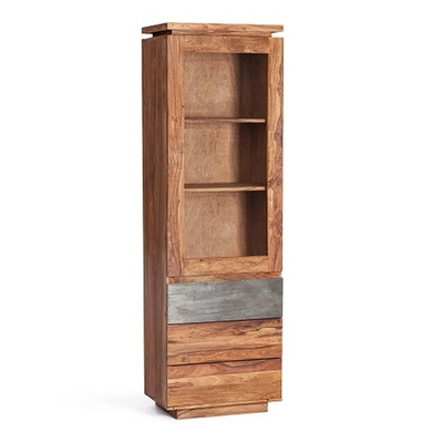 Витрина Secret De Maison ROSEWOOD палисандр/стекло, 60*40*192 см, Natural tinted (натуральный тонированный)