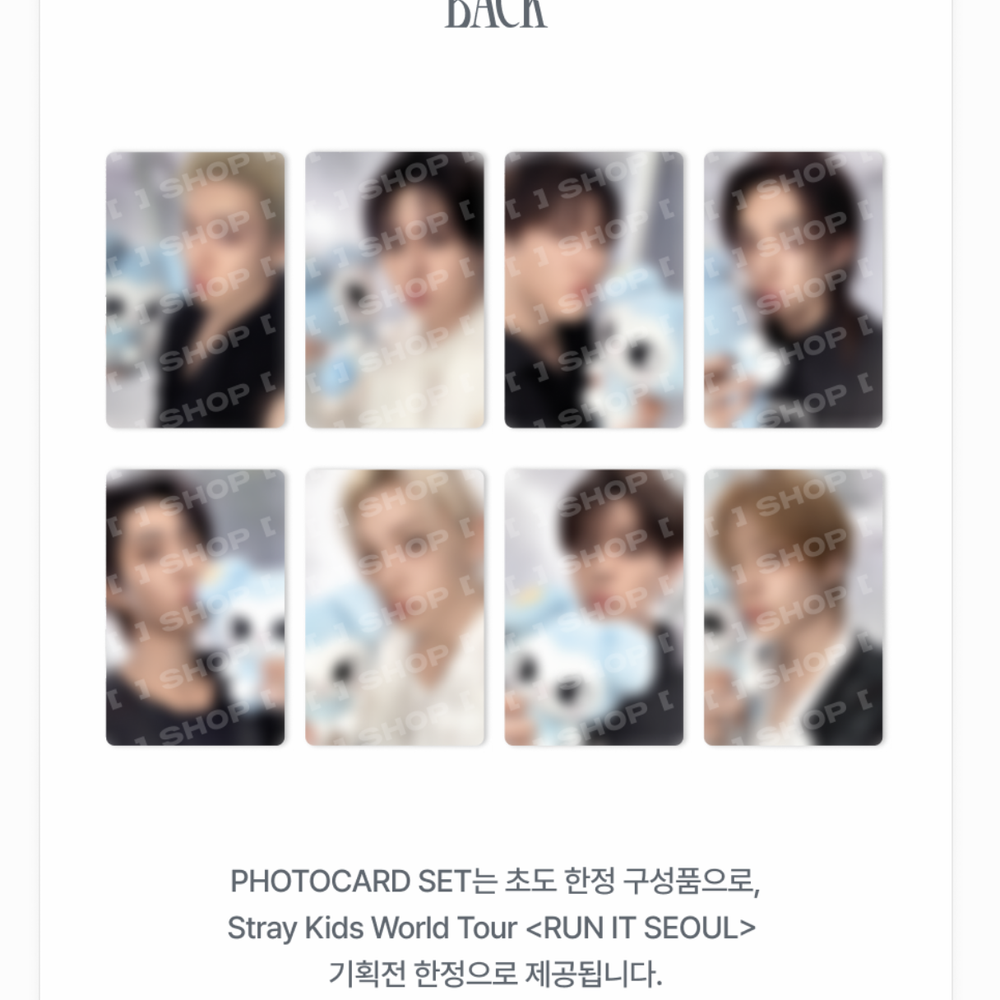 Мерч Stray Kids TASY PLUSH ORIGINAL Ver. - RUN IT (плюш)
