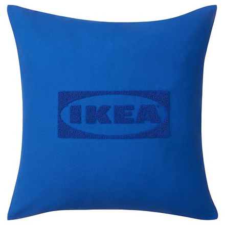 IKEA AURTIENDE  (ИКЕА АУРТИЕНДЕ)  -  Наволочка, голубая, 50x50 см