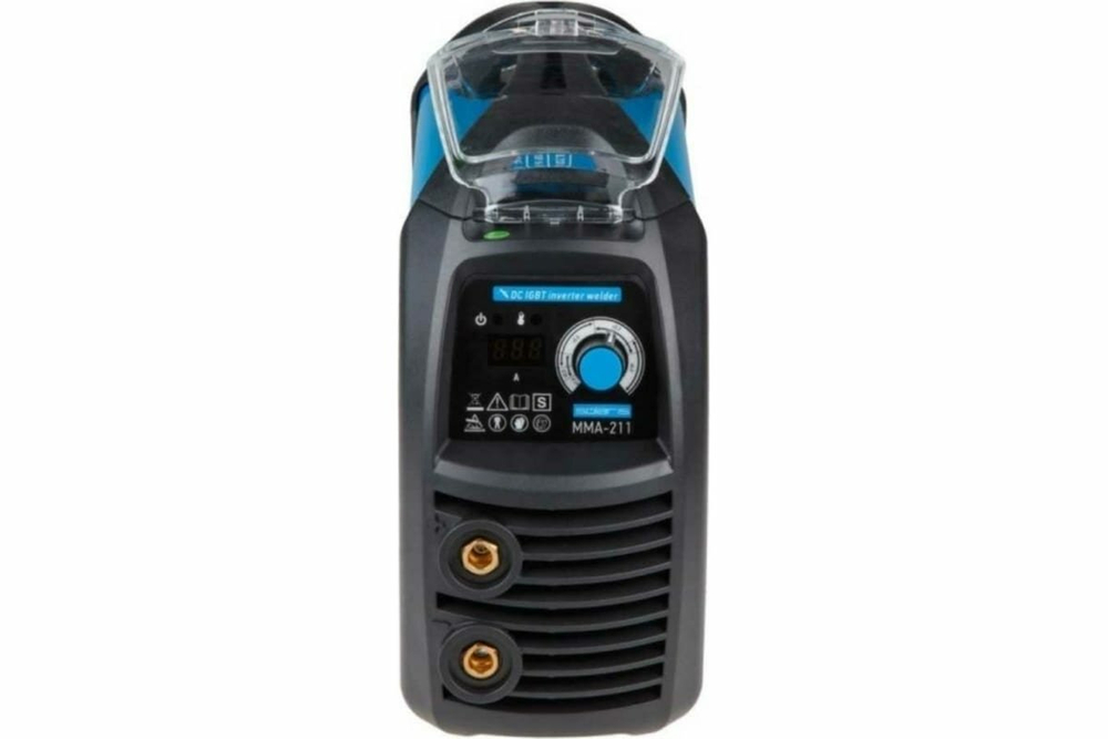 Сварочный инвертор Solaris MMA 211, ручная дуговая MMA-сварка, цифровая индикация, 20-210A, 5.6 кВ·А