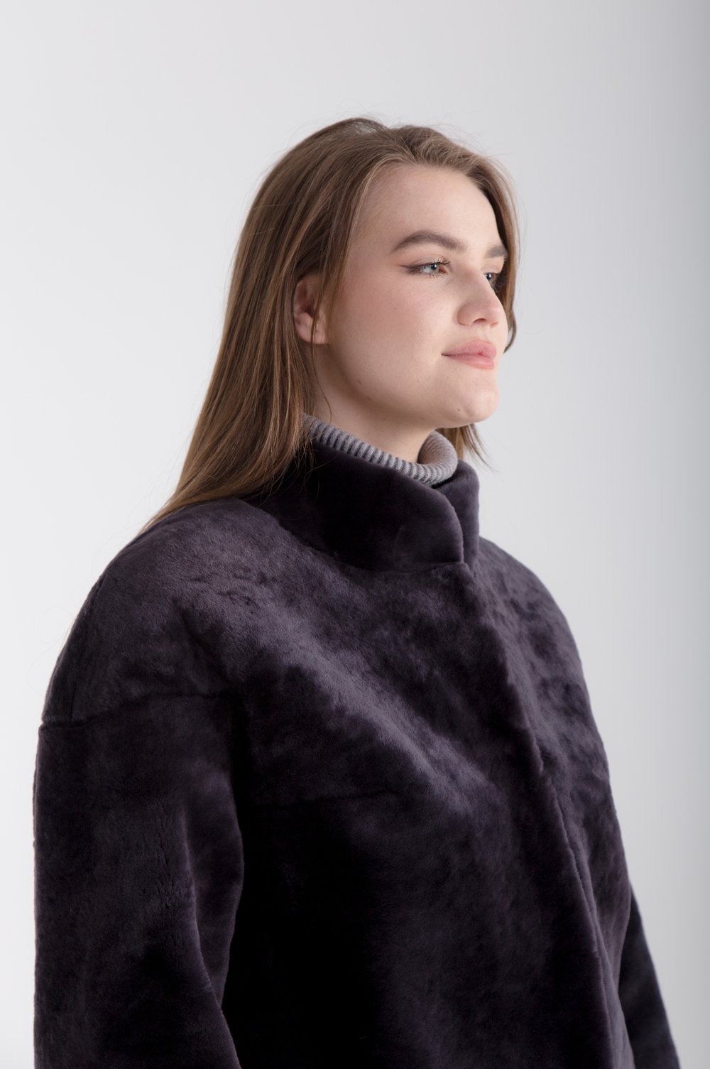 Женская Шуба/Манто из овчины