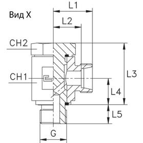 Соединение JE DL15 BSP 1/2 (корпус)