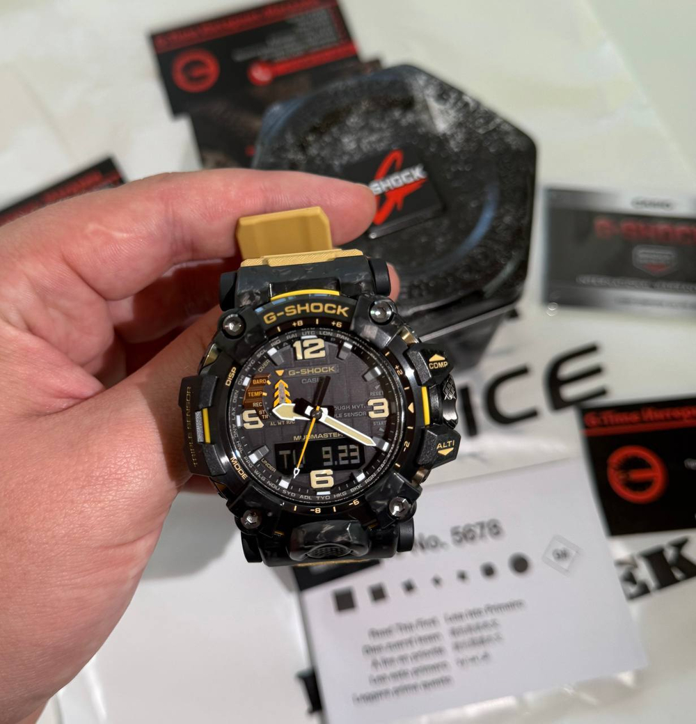 Японские наручные часы Casio G-SHOCK GWG-2000-1A5ER с хронографом