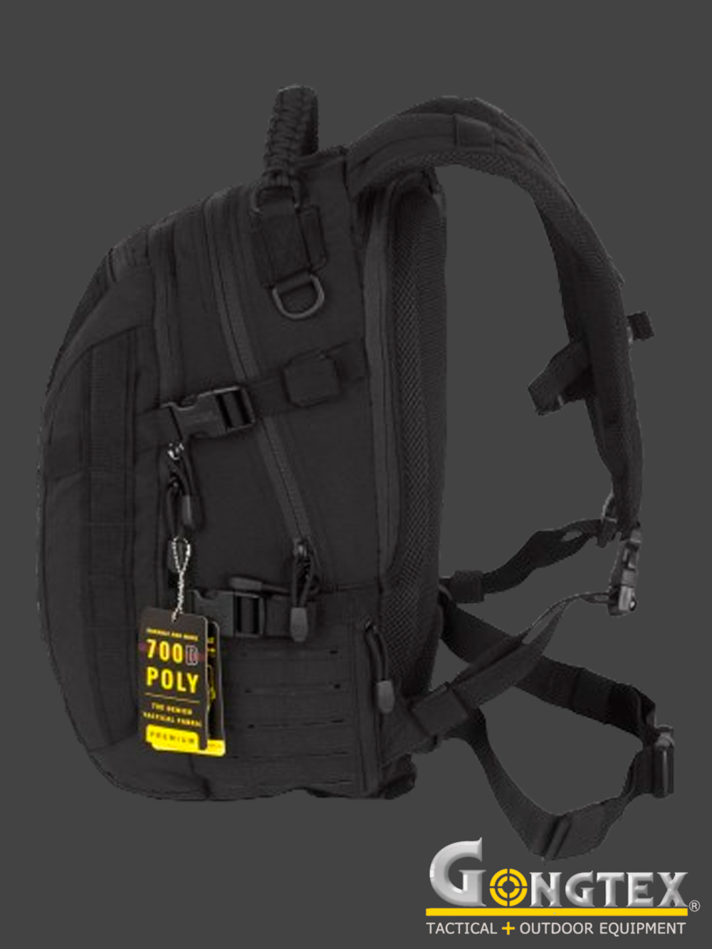 Рюкзак тактический Gongtex Mission Pack, 20 л (GB0424). Чёрный