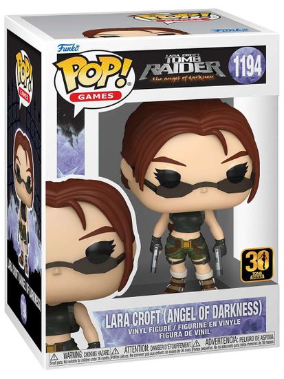 Фигурка Funko POP! Games Tomb Raider Lara Croft (Angel of Darkness) (1194) 90840 / Фигурка Фанко ПОП! по мотивам игры "Расхитительница гробниц", Лара Крофт