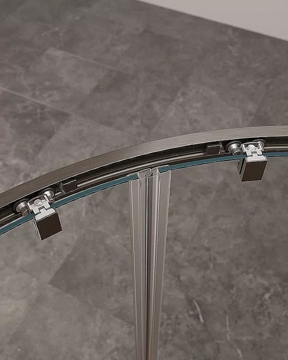 Душевой уголок Cezares Molveno 90x120 RH-2-120/90-C-GM-IV стекло прозрачное/профиль матовая оружейная сталь