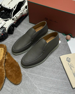 Высокие лоферы Loro Piana