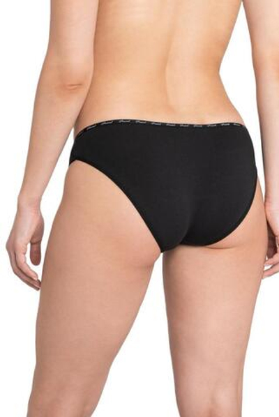 Трусики-слипы с узкой брендированной резинкой (Размер: L) (Цвет: черный)