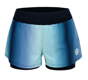 Женские Шорты теннисные Bidi Badu Spectrum 2in1 Printed - небесный