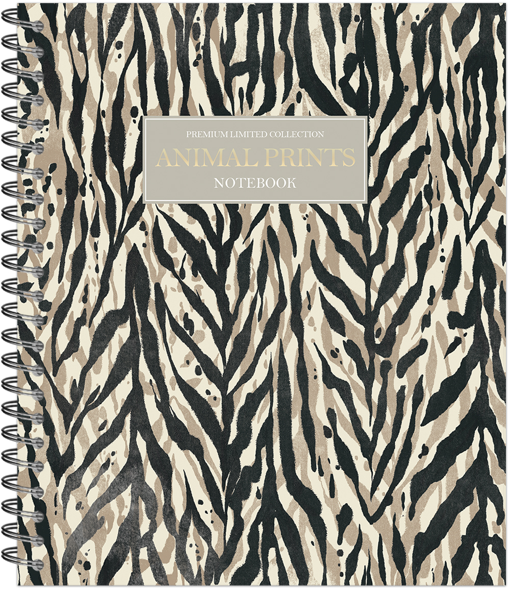 Тетрадь общая 48 листов на металлическом гребне "Animal Print"